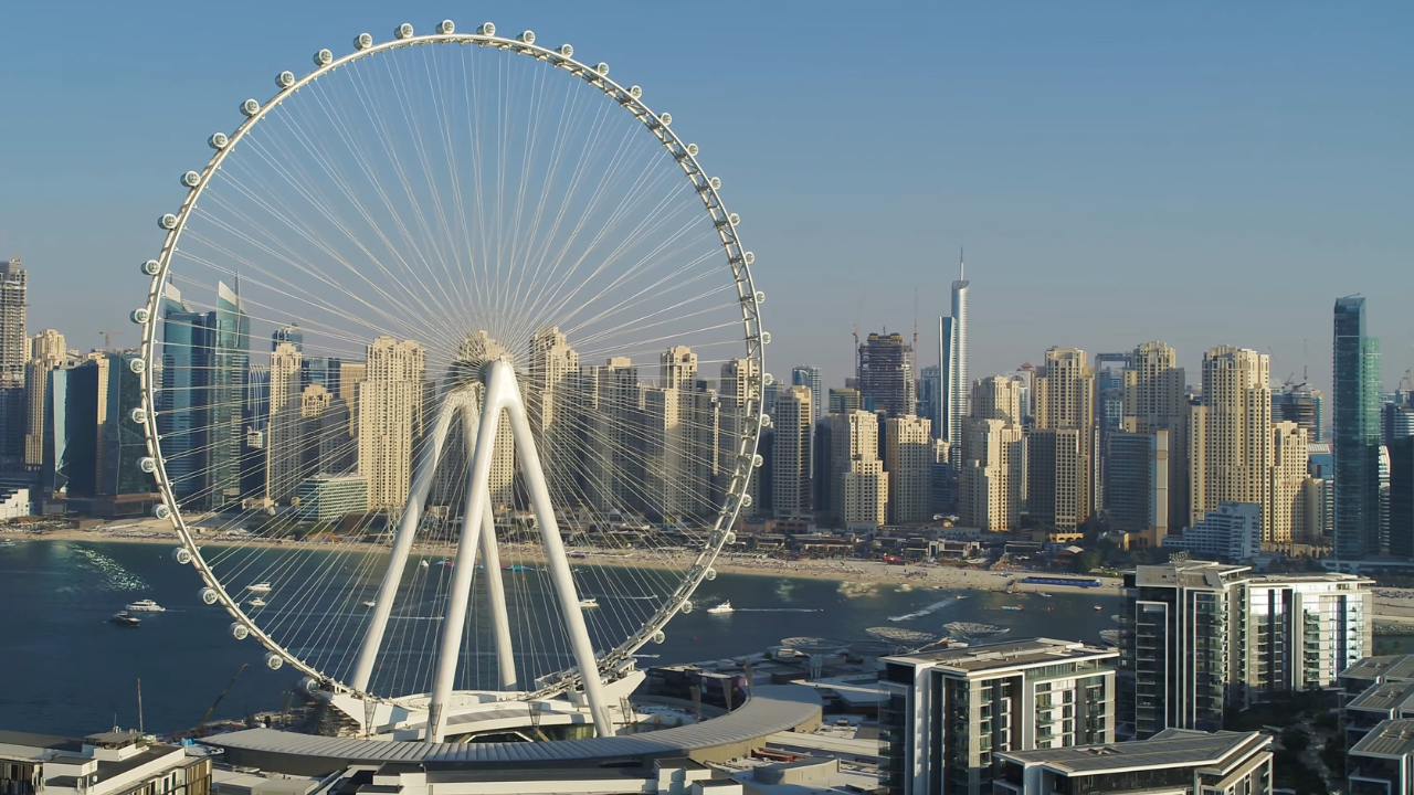 vue sur le quartier de la marina et ain dubai